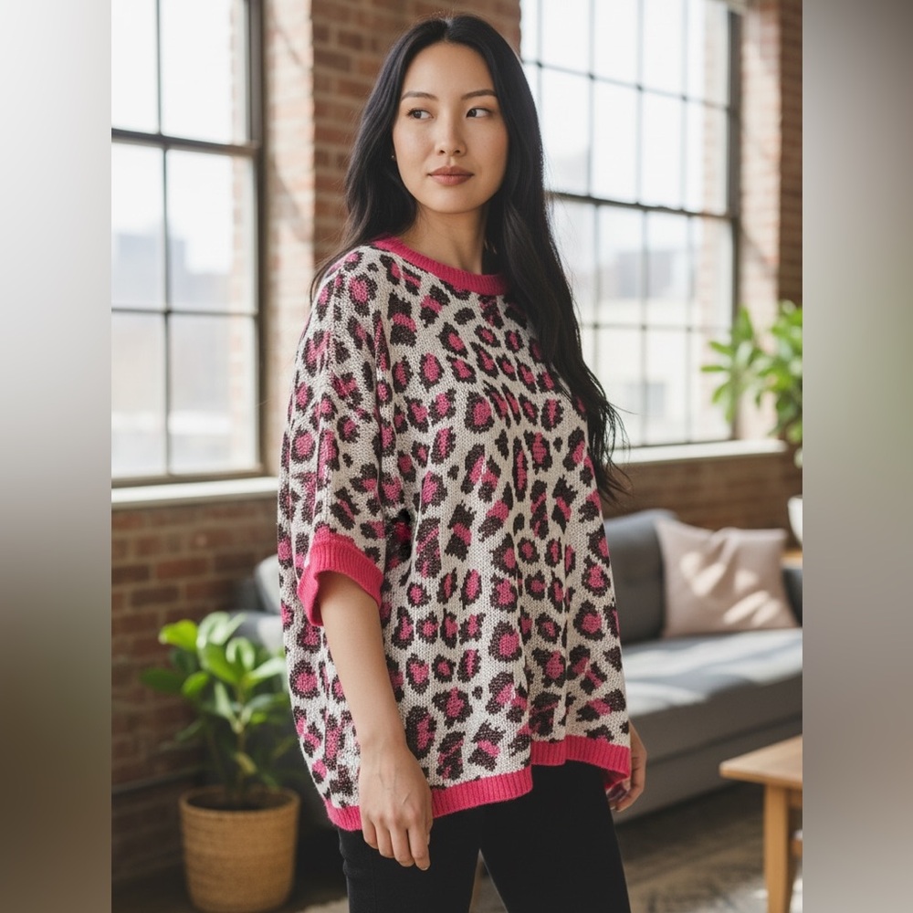 Carole Christian‎ animal print sweater